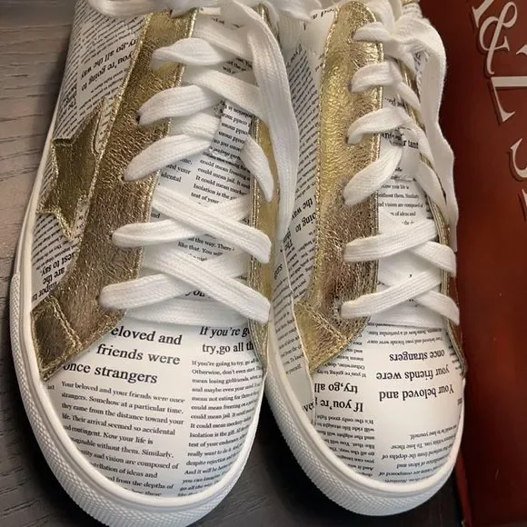 Gold Start Casual Low Top Sneakers - Picture 9 of 12